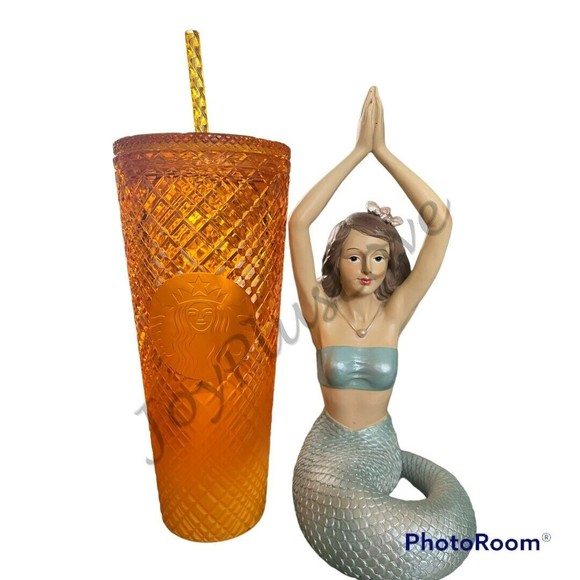 Brand New Starbucks Mango Venti Tumbler - Orange (24oz) - Picture 1 of 1